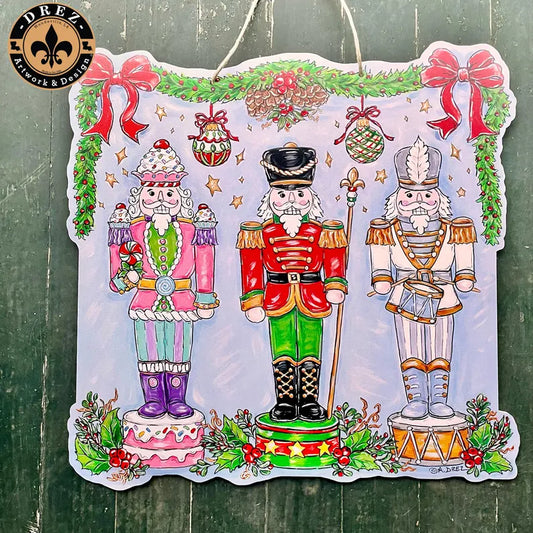Nutcracker Trio Door Hanger