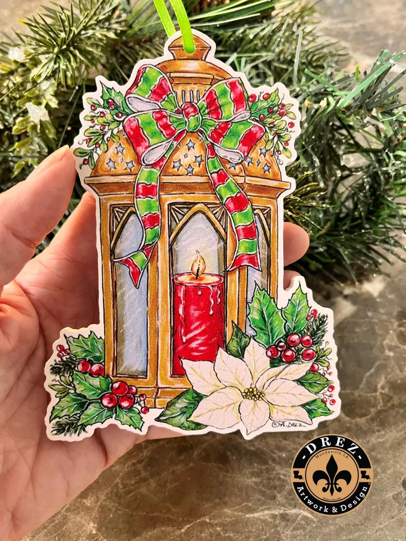 Christmas Candle Ornament