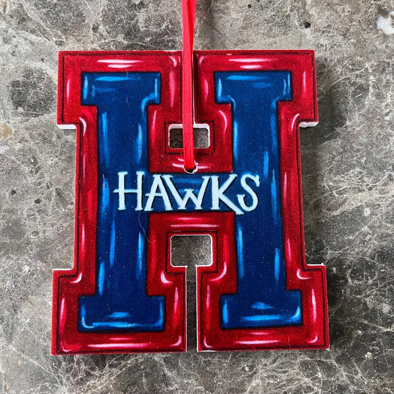 Hannan High School Hawks "H" Ornament