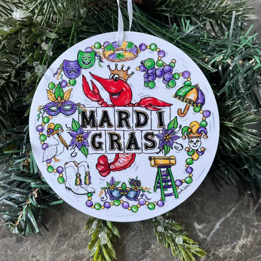 Mardi Gras Icon Ornament