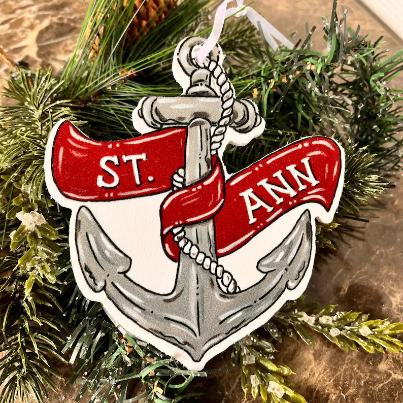 St. Ann Catholic School Anchors Ornament
