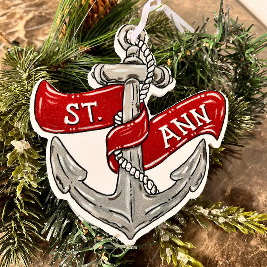 St. Ann Catholic School Anchors Ornament