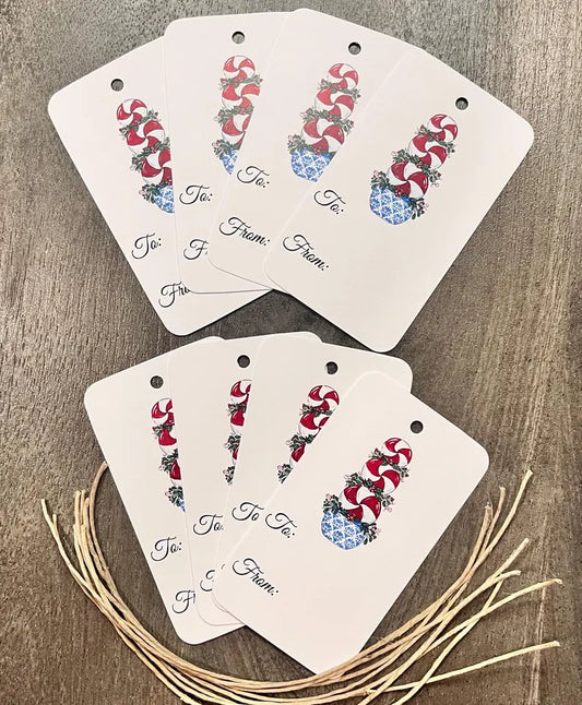 Peppermint Topiary Gift Tags