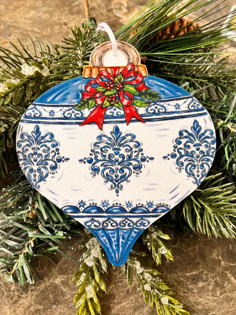 Christmas Chinoiserie Ornament