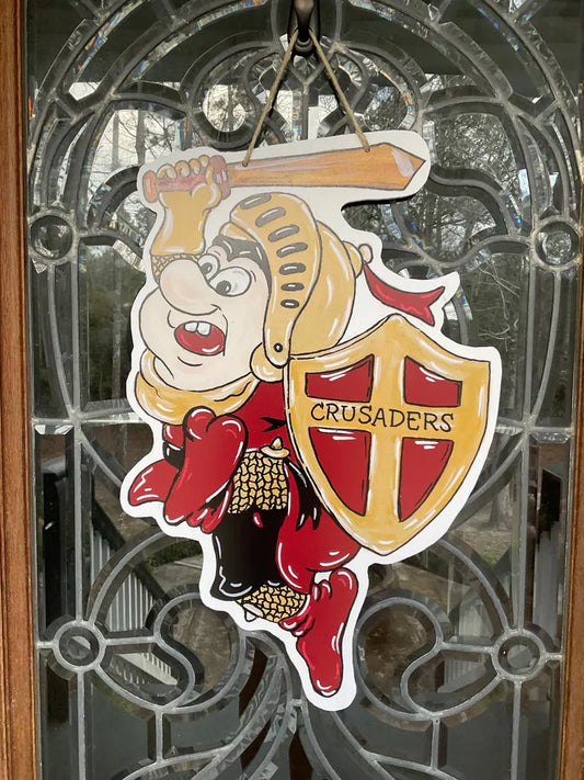 Brother Martin High School Crusader Door Hanger
