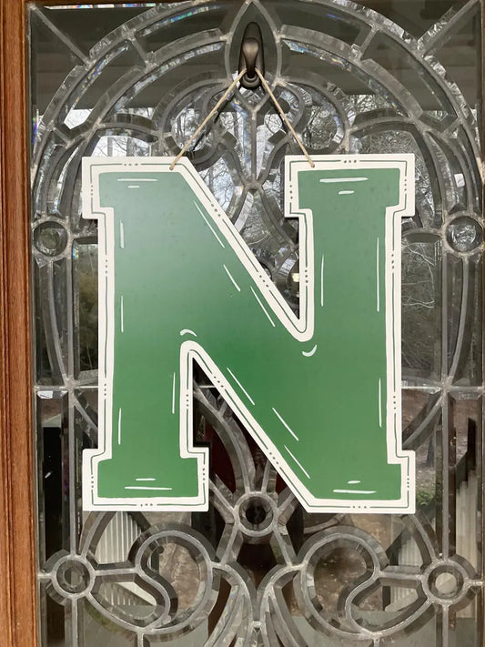 Newman School "N" Door Hanger