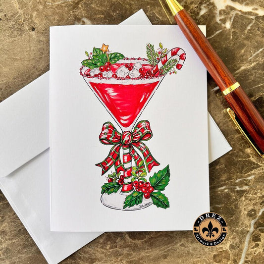 Peppermint Martini Notecards