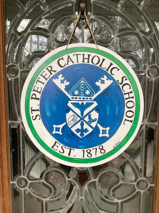 St. Peter Catholic School Door Hanger