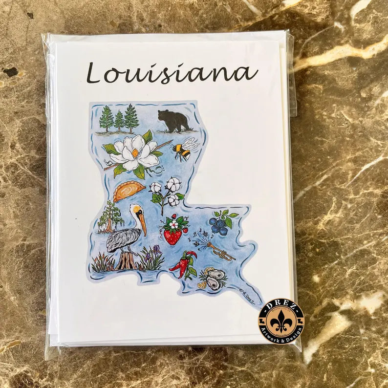 Louisiana Icon Notecards