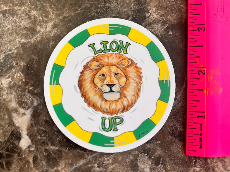 "Lion Up" Southeastern Louisiana University Sticker