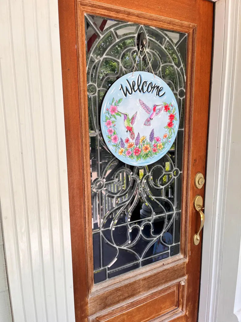 Hummingbird Door Hanger