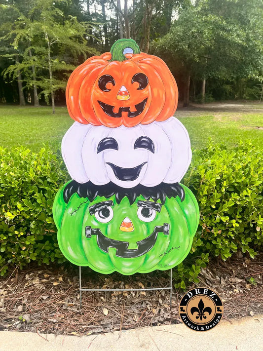 Halloween Triple Stack Yard Stake
