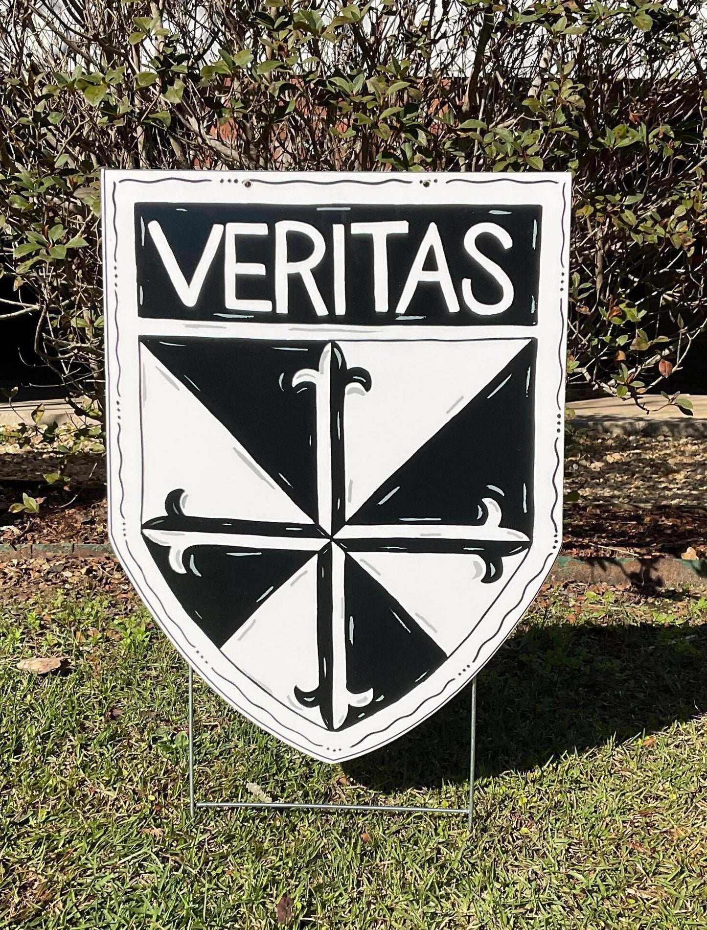 Dominican High School Crest Yard Stake