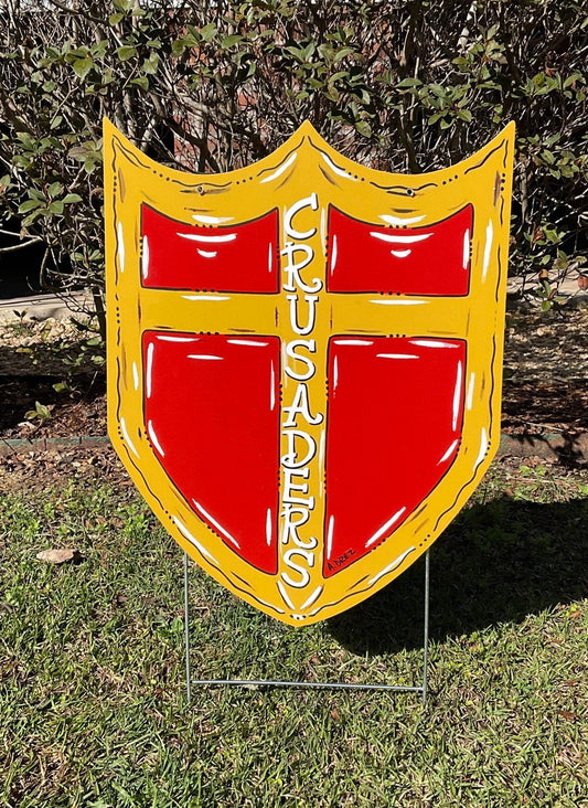 Brother Martin High School Shield Yard Stake