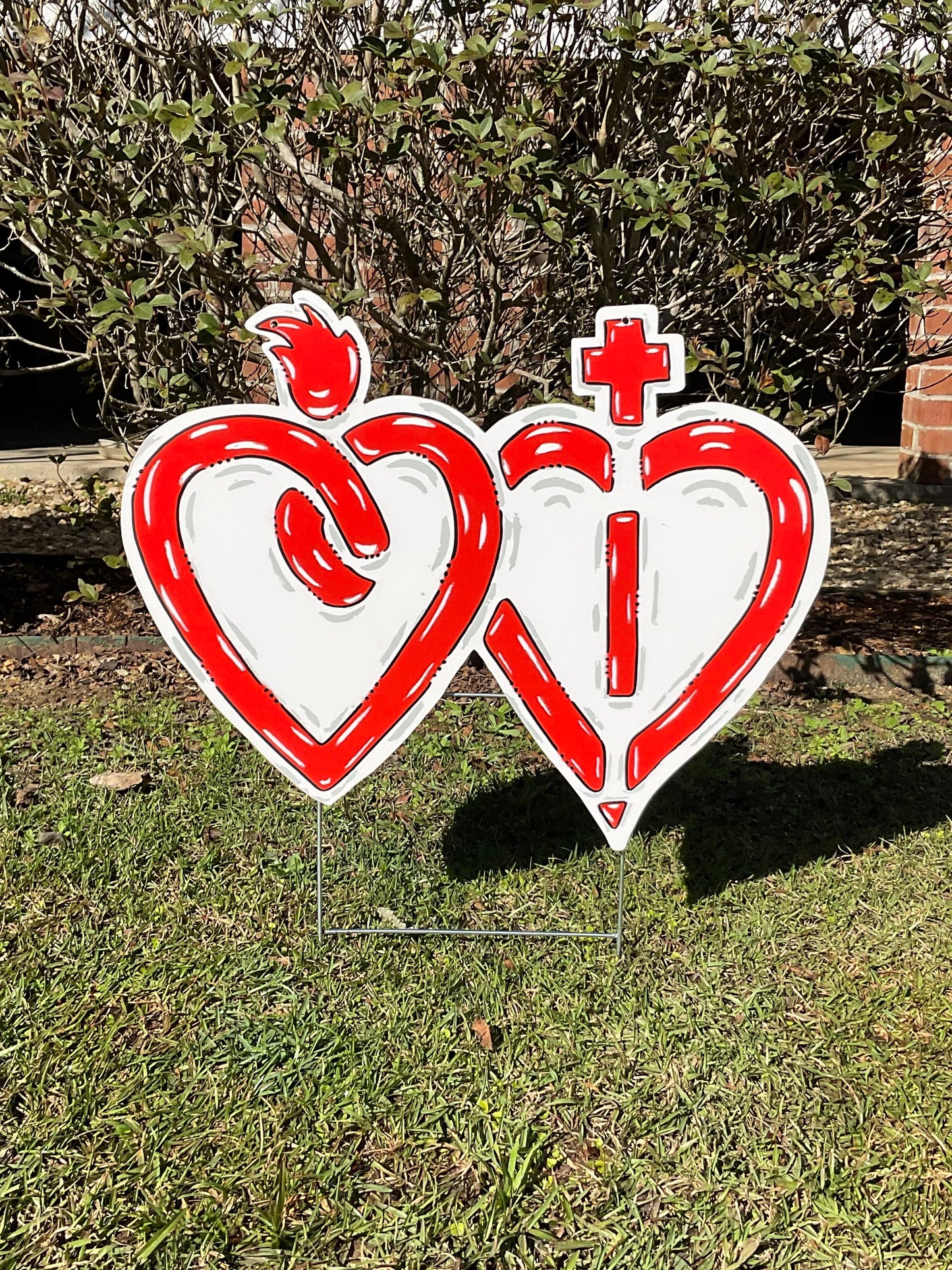 Sacred Heart High School Chipmunk Yard Stake