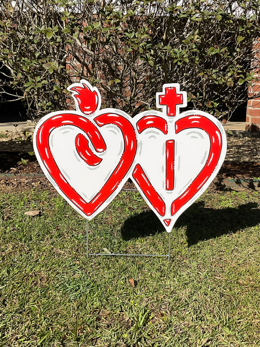 Sacred Heart High School Chipmunk Yard Stake