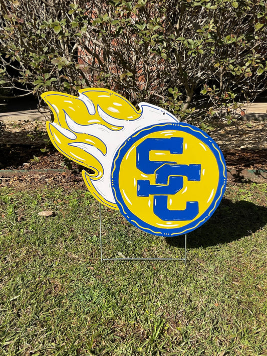 St. Charles High School Comets Yard Stake