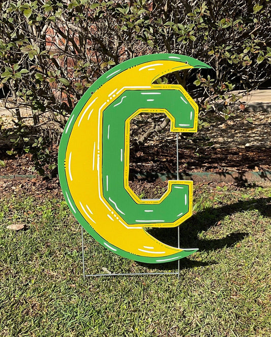 Cabrini High School Crescent Moon Yard Stake