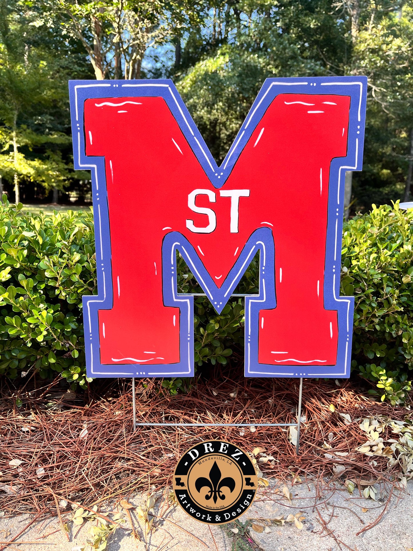 St. Martin School "M" Yard Stake