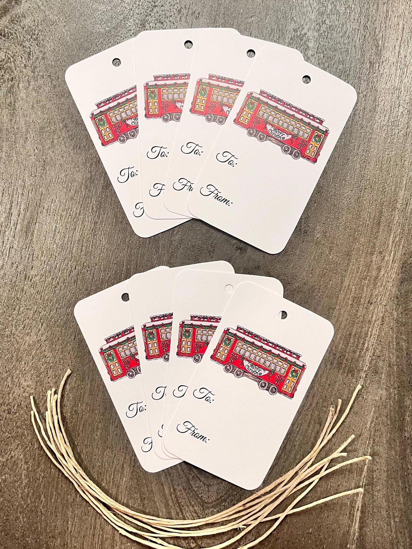 Christmas Streetcar Gift Tags (Copy)