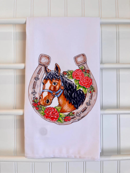 Horse Tea Towel