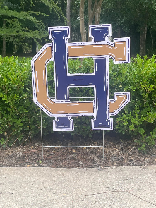Holy Cross High School Yard Stake