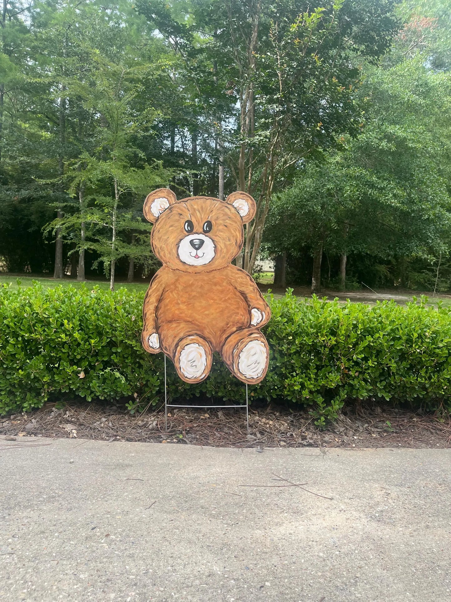 Teddy Bear- Mount Carmel Academy Yard Stake