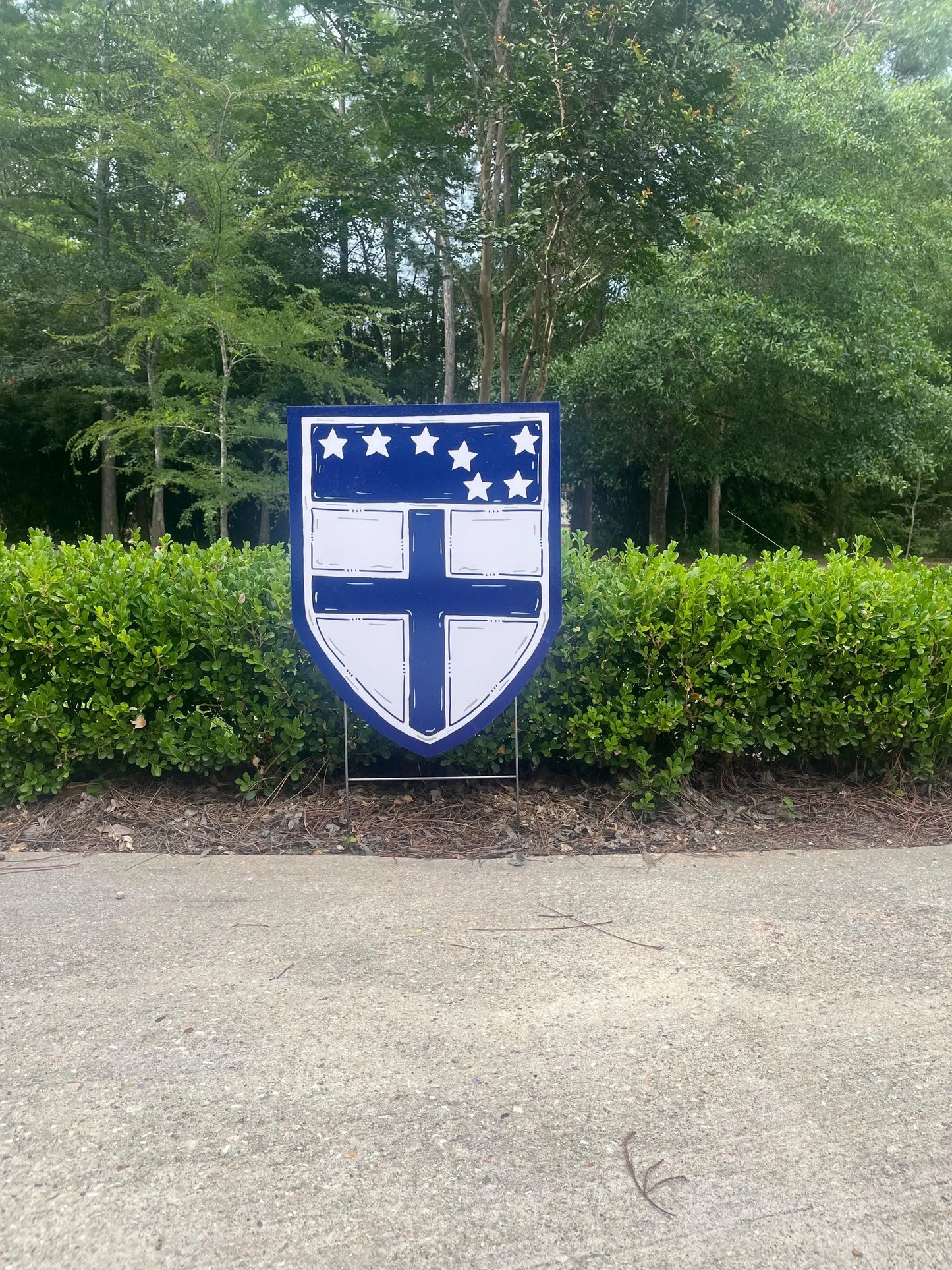 Ursuline Academy Crest Yard Stake