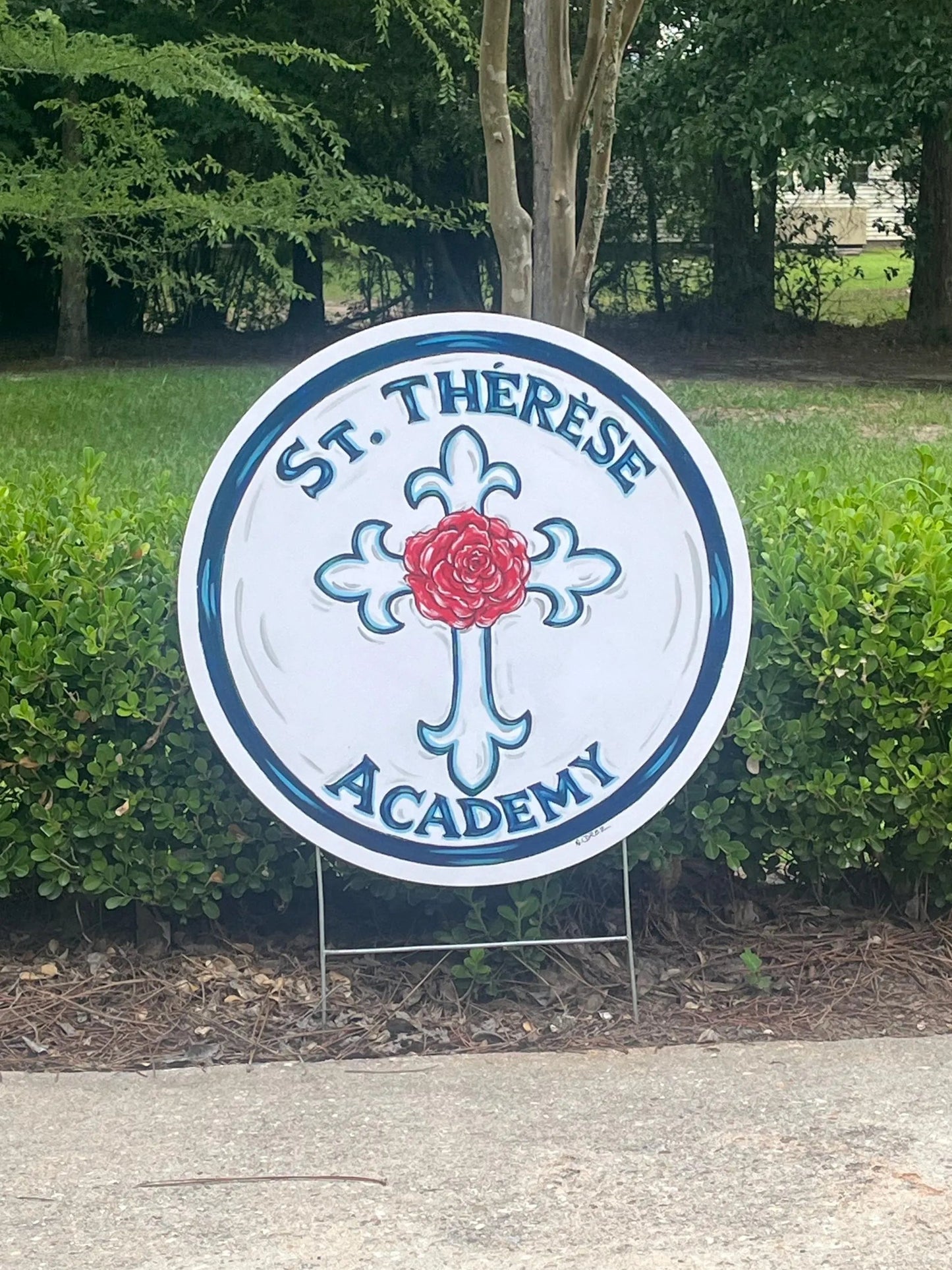 St. Therese Academy Yard Stake