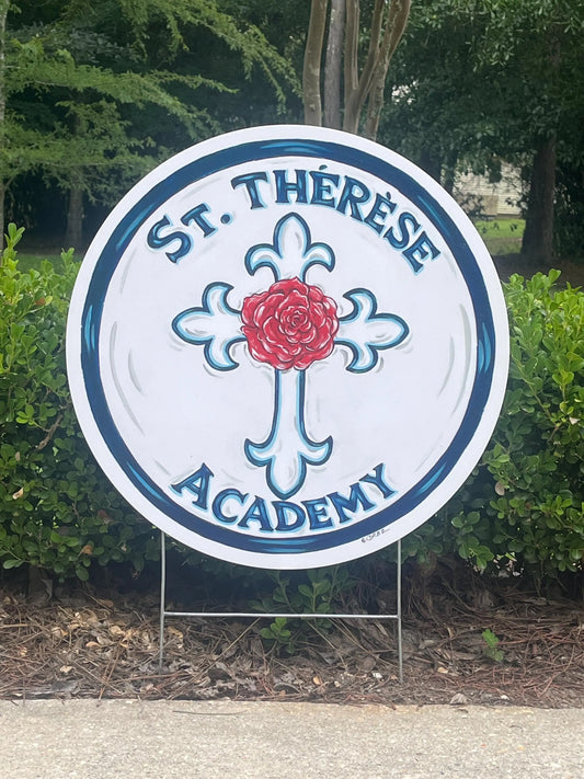St. Therese Academy Yard Stake