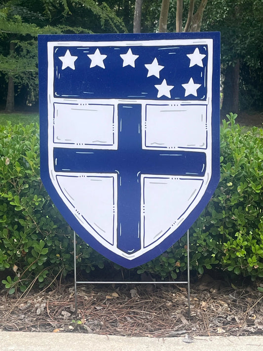 Ursuline Academy Crest Yard Stake