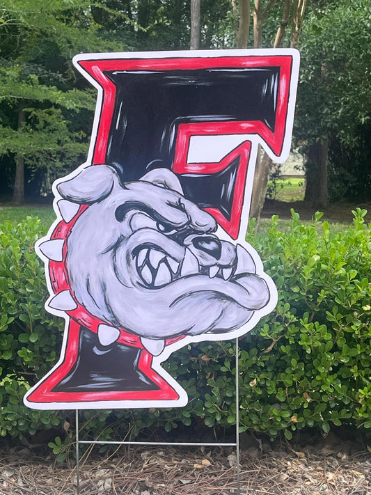 Fontainebleau High School Yard Stake