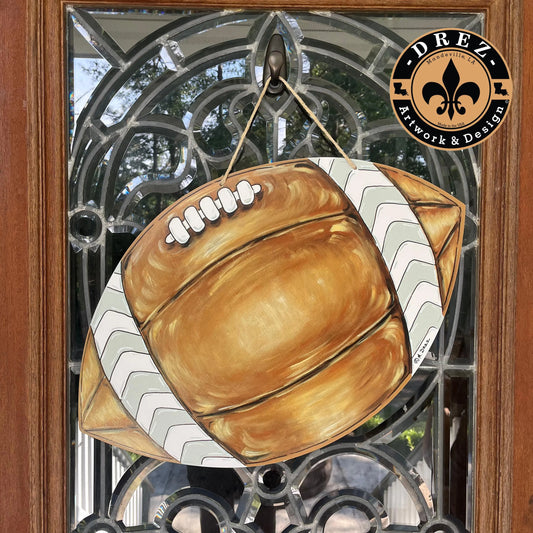 Football Plain Door Hanger