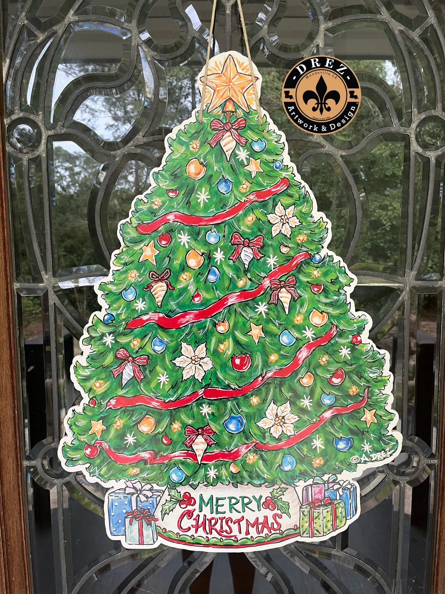 Christmas Tree Door Hanger