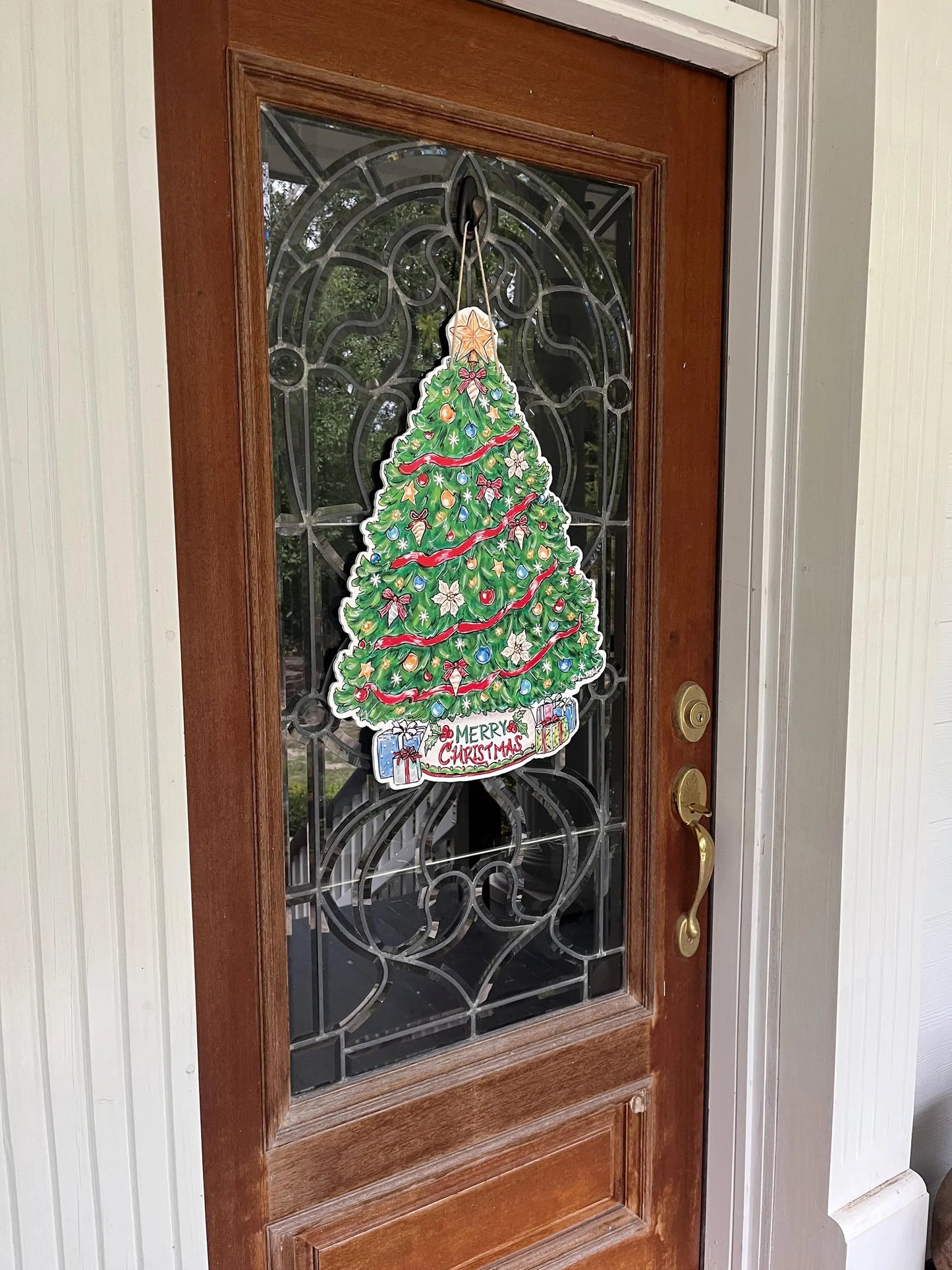 Christmas Tree Door Hanger