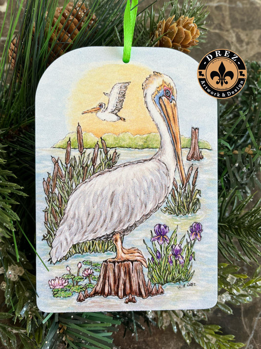 Christmas Pelican Ornament (Copy)