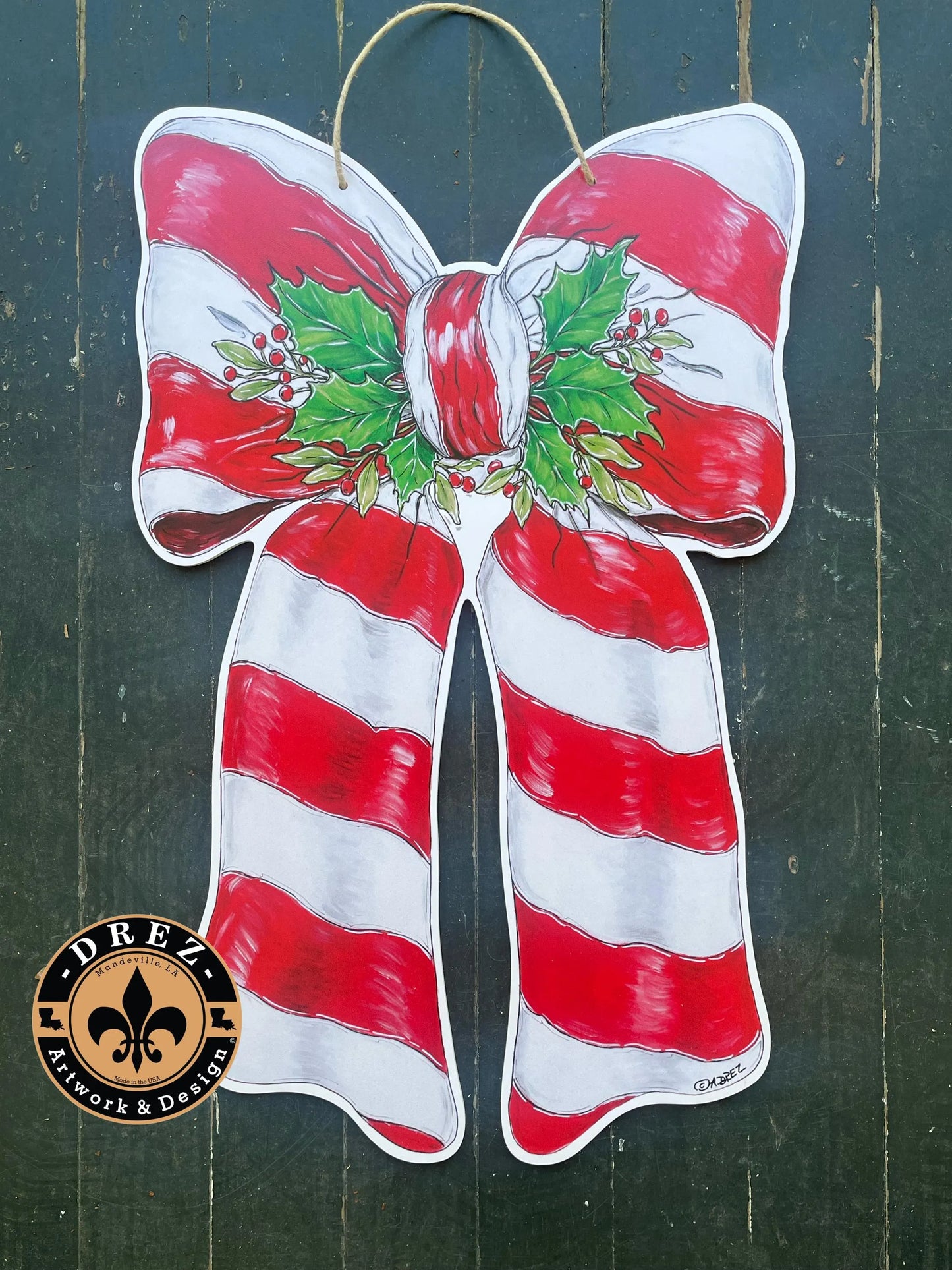 Christmas Bow Door Hanger (Copy)