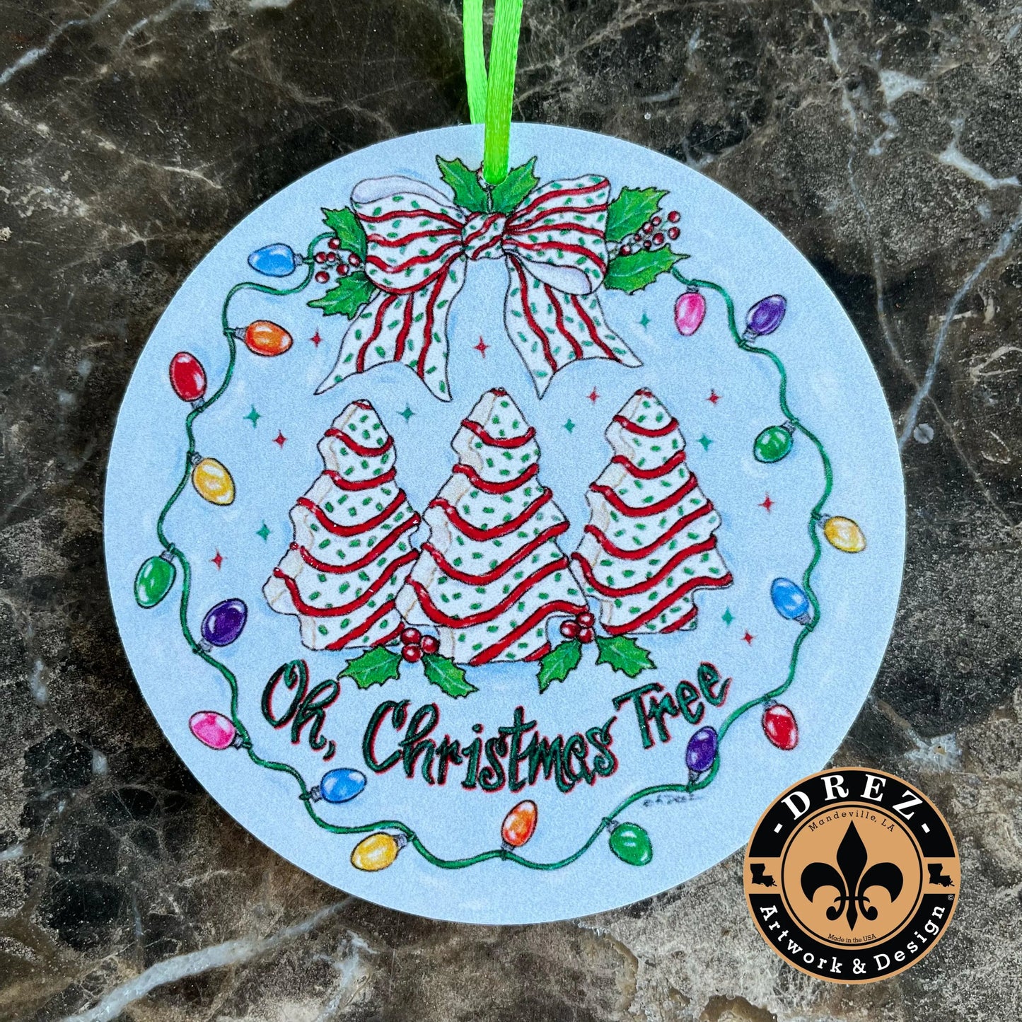 Christmas Tree Cake Ornament (Copy)