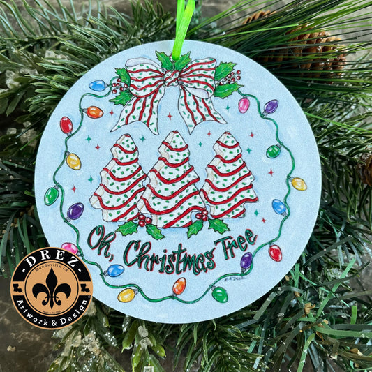 Christmas Tree Cake Ornament (Copy)