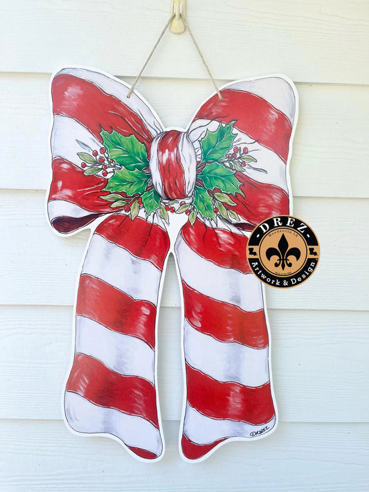 Christmas Bow Door Hanger (Copy)