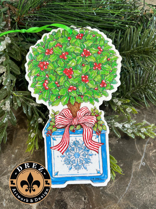 Christmas Topiary Ornament (Copy)