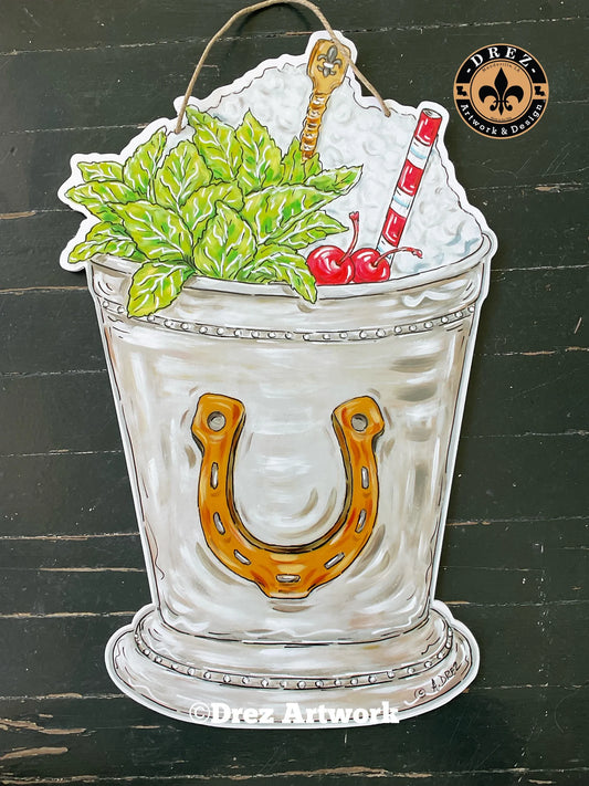 Mint Julep Door Hanger